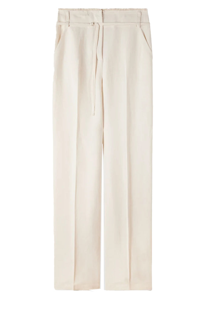 Straight Crepe Pants