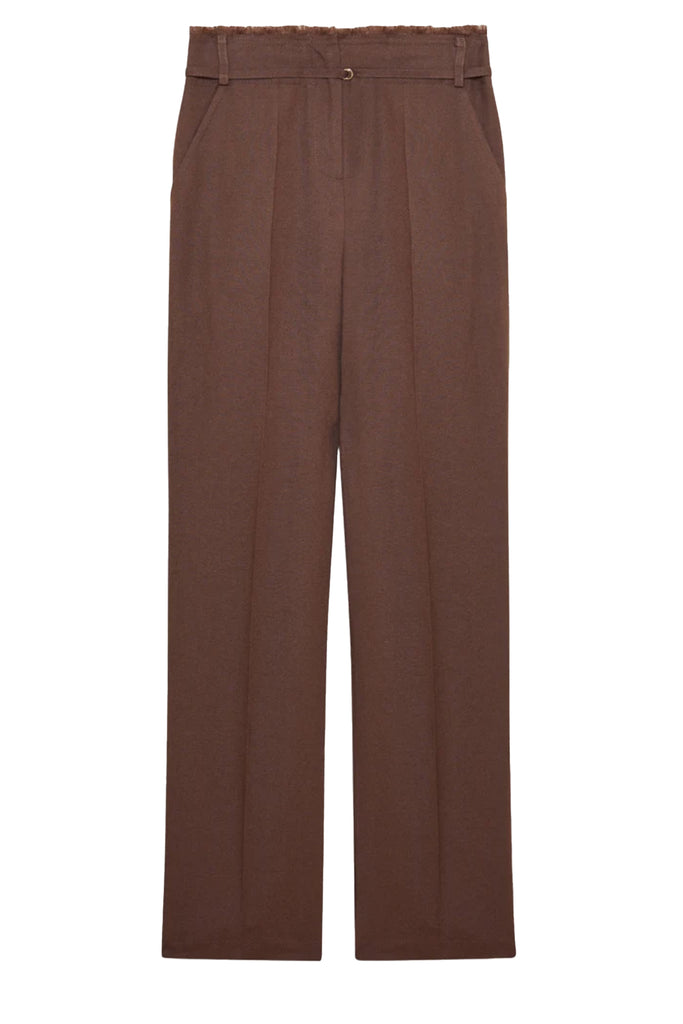 Straight Crepe Pants