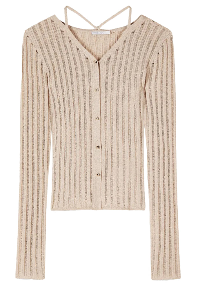 Striped Knitted Cardigan
