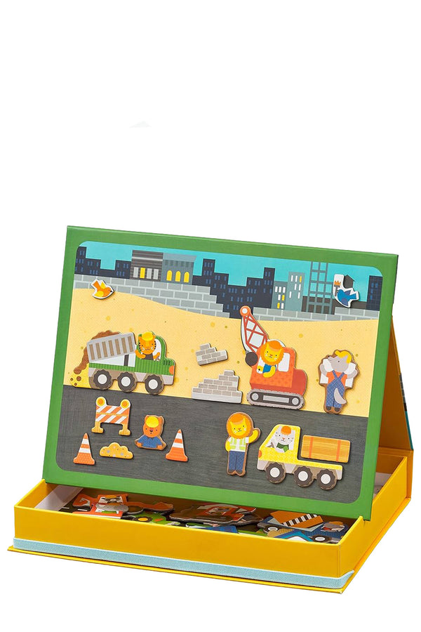 Construction Site Magnetic Play Scene