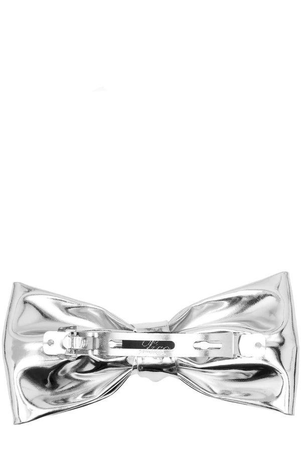 The Kiki bow clip in silver colour from the brand PICO COPENHAGEN