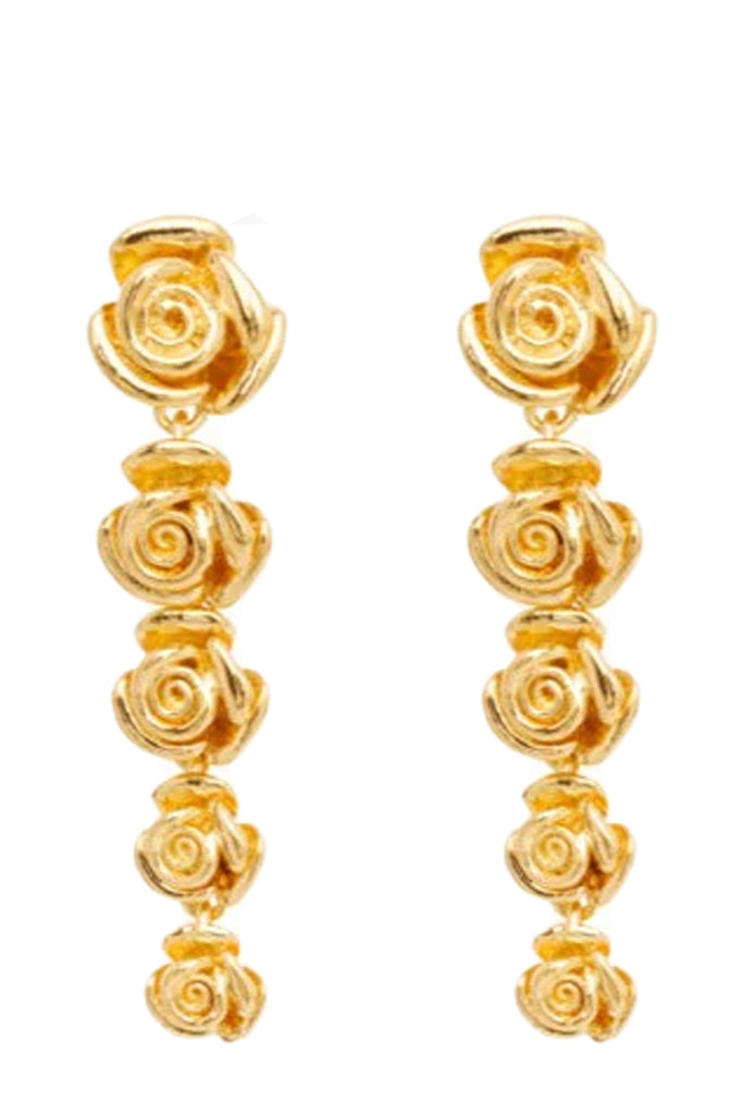 The Rose Quintet stud earrings in gold colour from the brand PICO COPENHAGEN