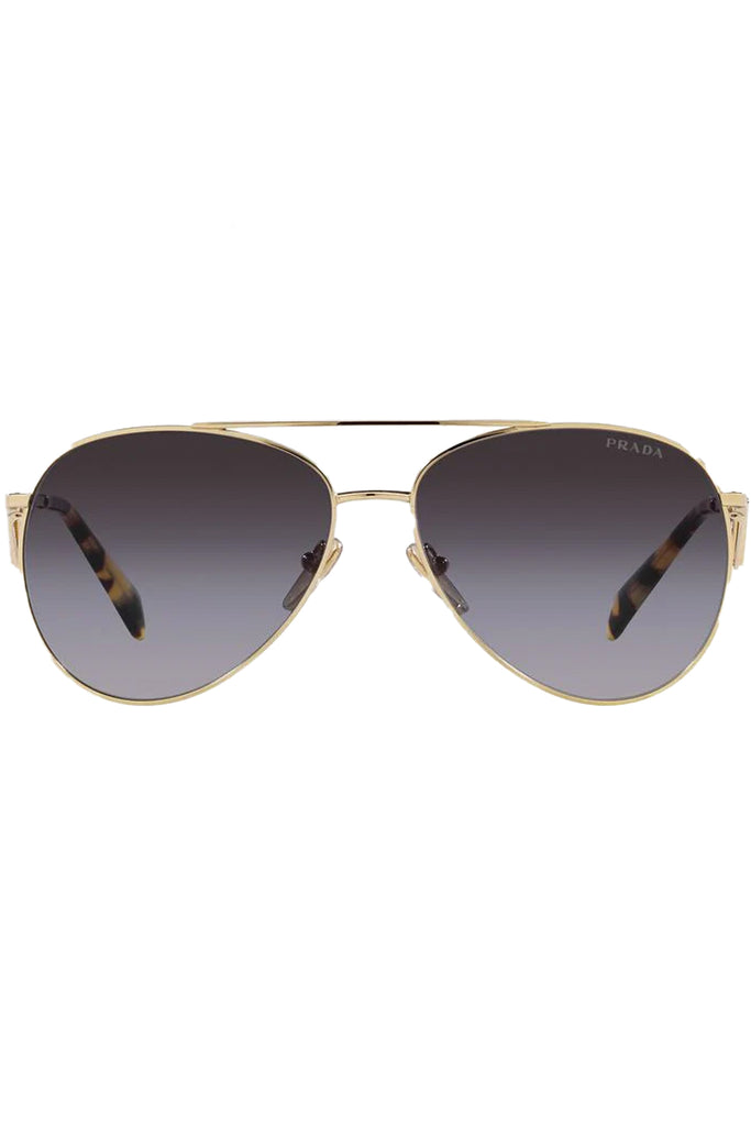 Pilot Metal-Frame Logo-Temple Sunglasses