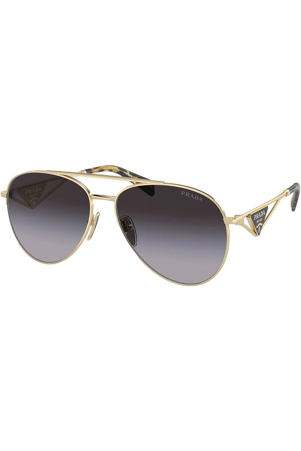 Pilot Metal-Frame Logo-Temple Sunglasses