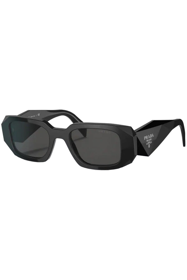 The rectangular geometric-temple sunglasses from the brand PRADA