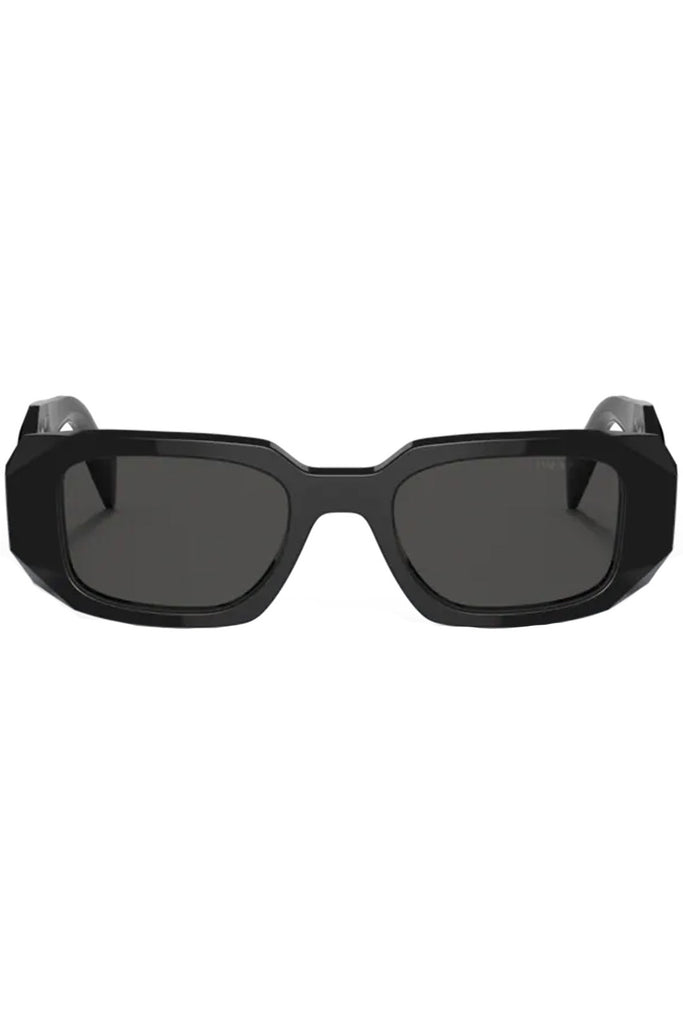 The rectangular geometric-temple sunglasses from the brand PRADA