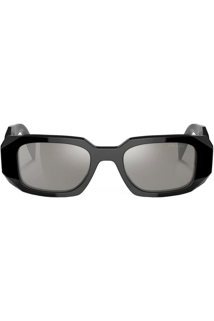 The rectangular geometric-temple sunglasses from the brand PRADA