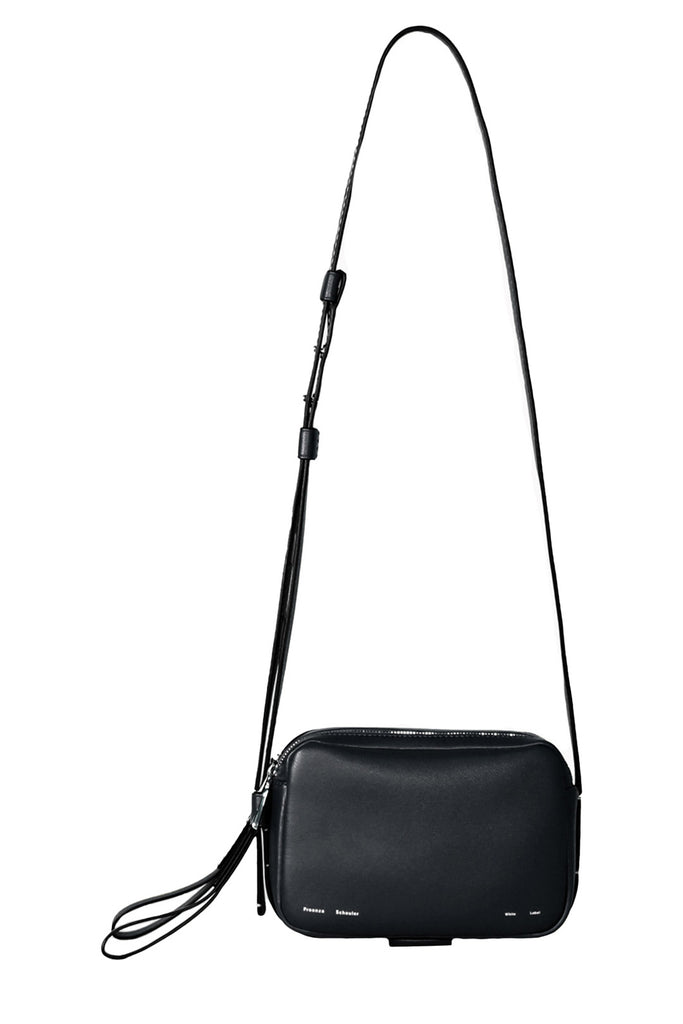 The Watts leather camera bag in black color from the brand PROENZA SCHOULER
