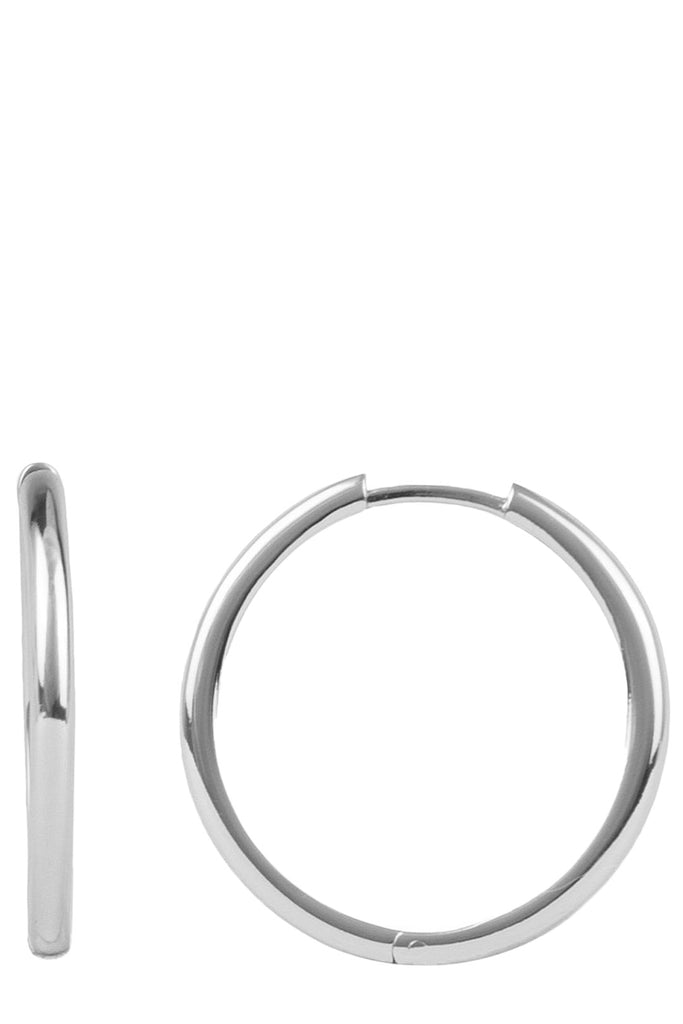 Plain Huggie Hoop Earrings