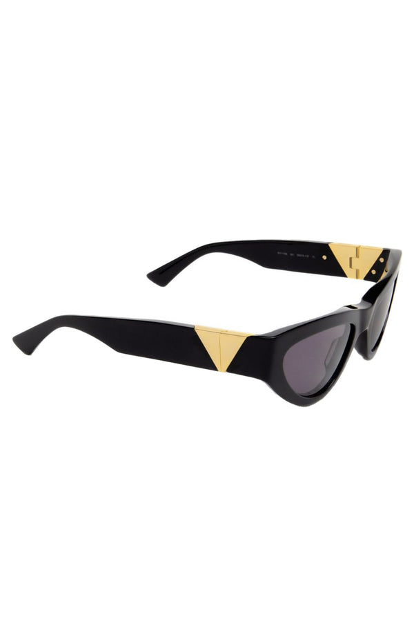 Triangle Metal Detail Cat Eye Sunglasses