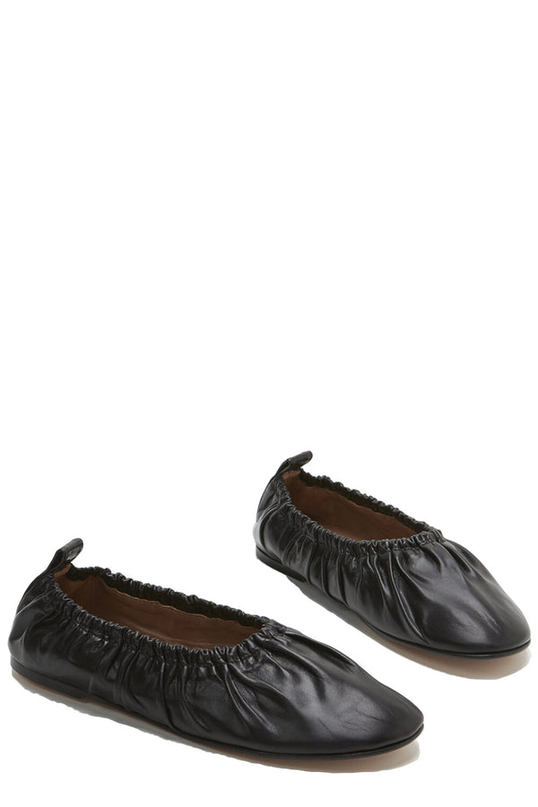 Paige Leather Ballerina Flats