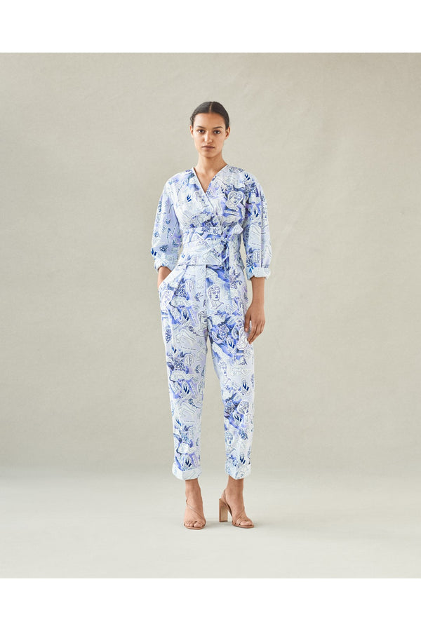 Mianne Wrap Top With Tie Detail