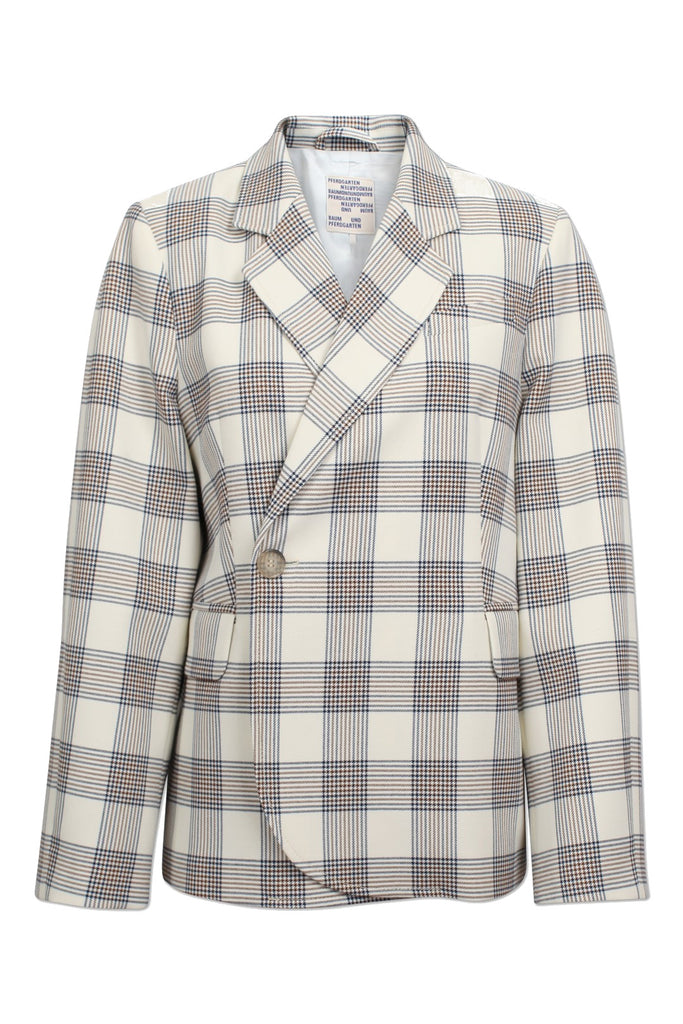 Becks Oversized Check Blazer