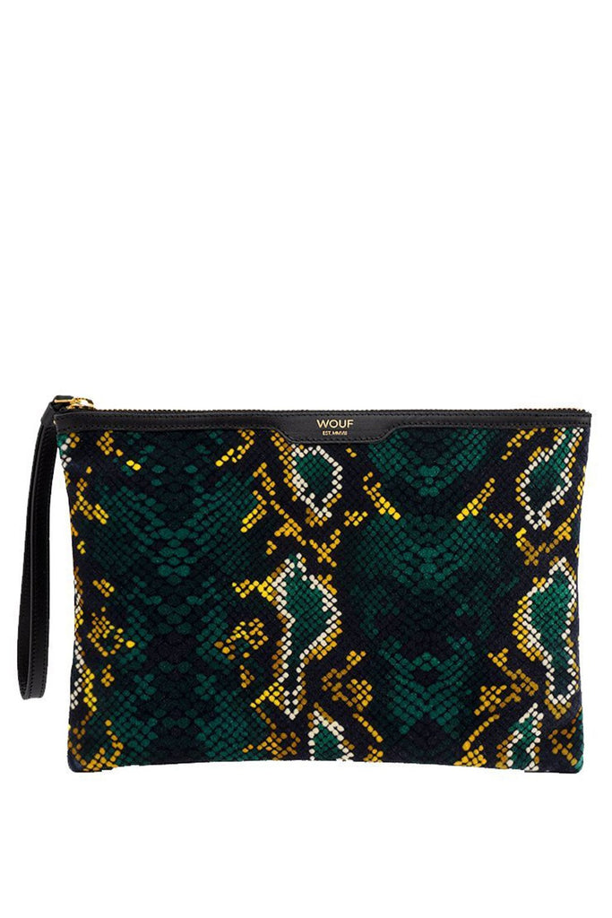 Snakeskin Night Clutch