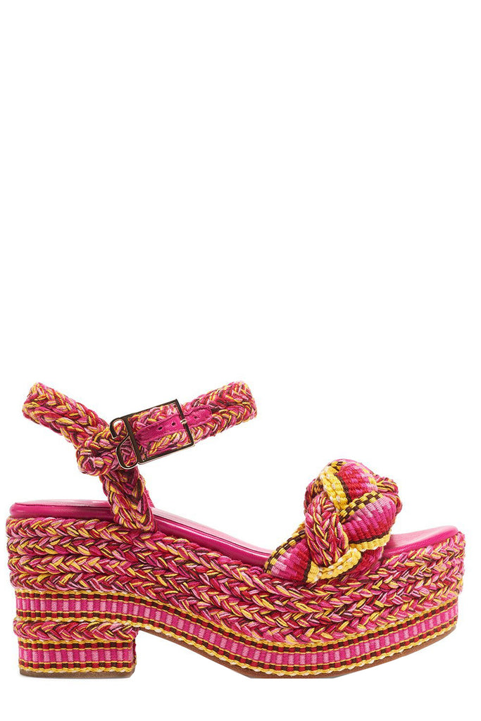 Agustina Cotton Platform Sandals