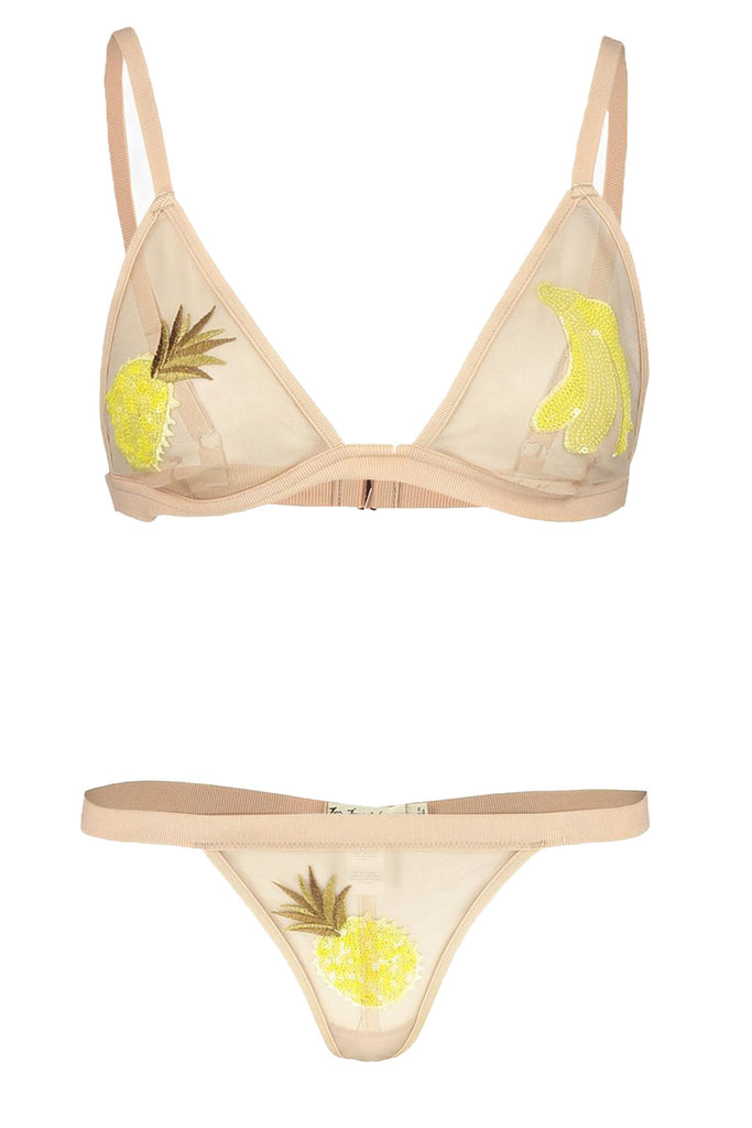 Chiquita Sequin Bralette & Chiquita Sequin Thong