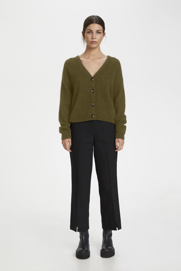 Debbie V-Neck Wool Cardigan