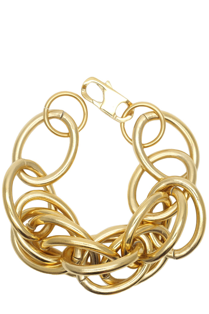 The Elisabeth oval-chain bracelet in gold color from the brand GISEL B.