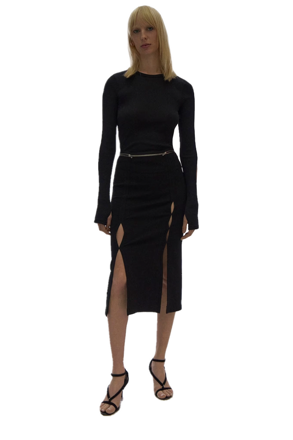 Front-Slit Skirt