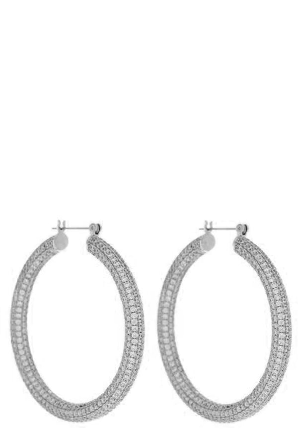 Pave Amalfi Hoop Earrings