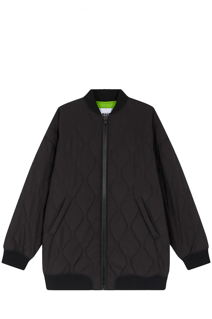 Quilted Bomber Jacket