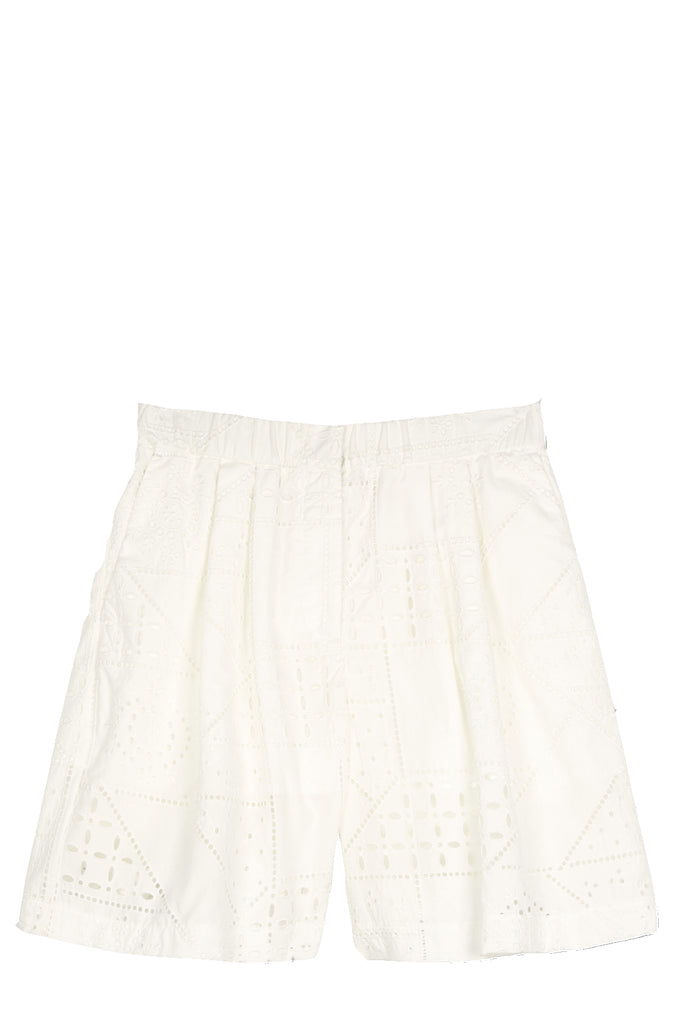 Eyelet-Detail Shorts