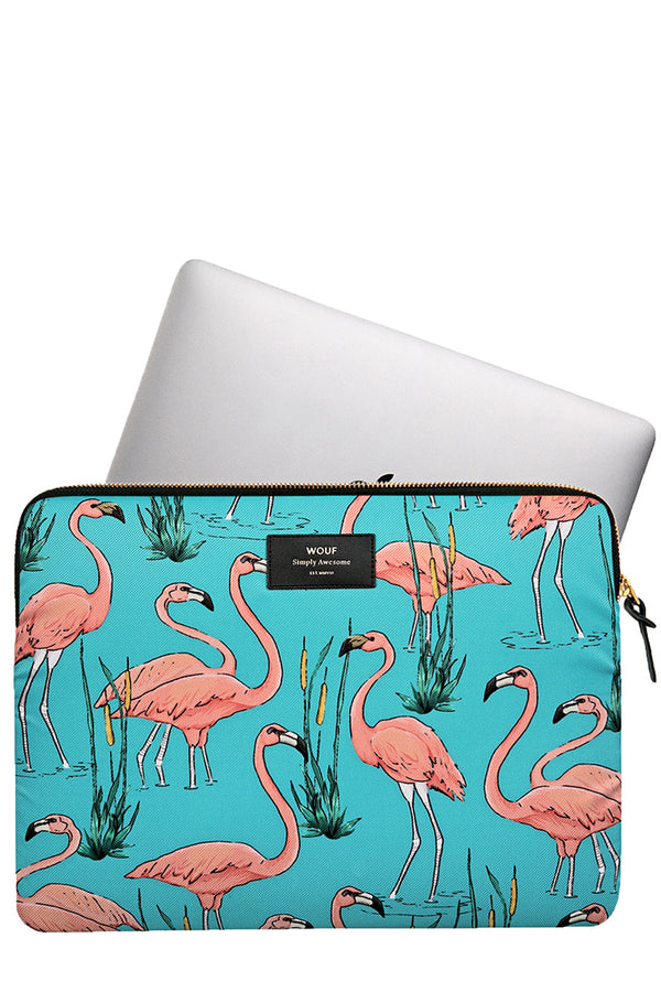 Pink Flamingos Laptop Case